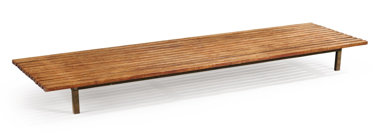 BENCH FROM CITÉ CANSADO by Charlotte Perriand