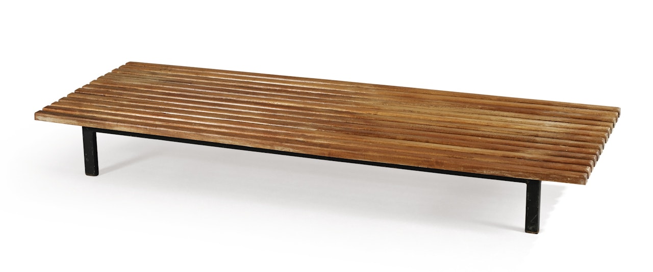 BENCH FROM CITÉ CANSADO by Charlotte Perriand