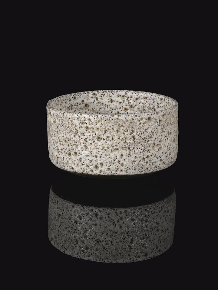 LARGE CYLINDRICAL BOWL by Lucie Rie