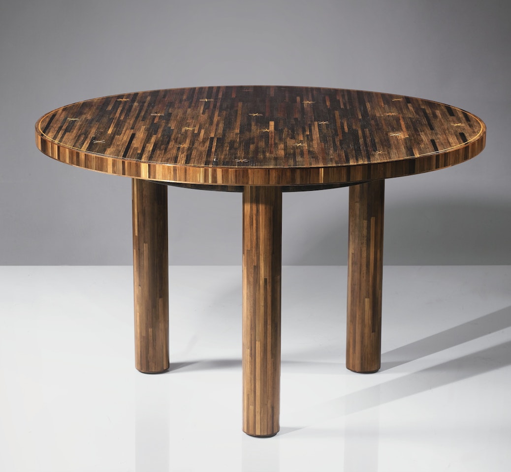 "ÉTOILE" DINING TABLE FROM THE DUMONT RESIDENCE, FRANCE by Jean Royere