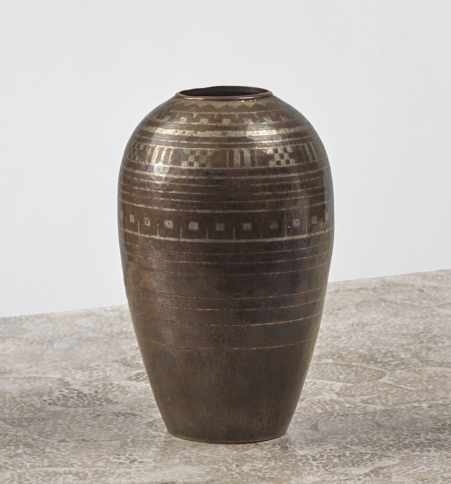 DINANDERIE VASE by Jean Dunand