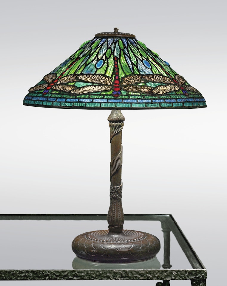 "DRAGONFLY" TABLE LAMP by Tiffany Studios
