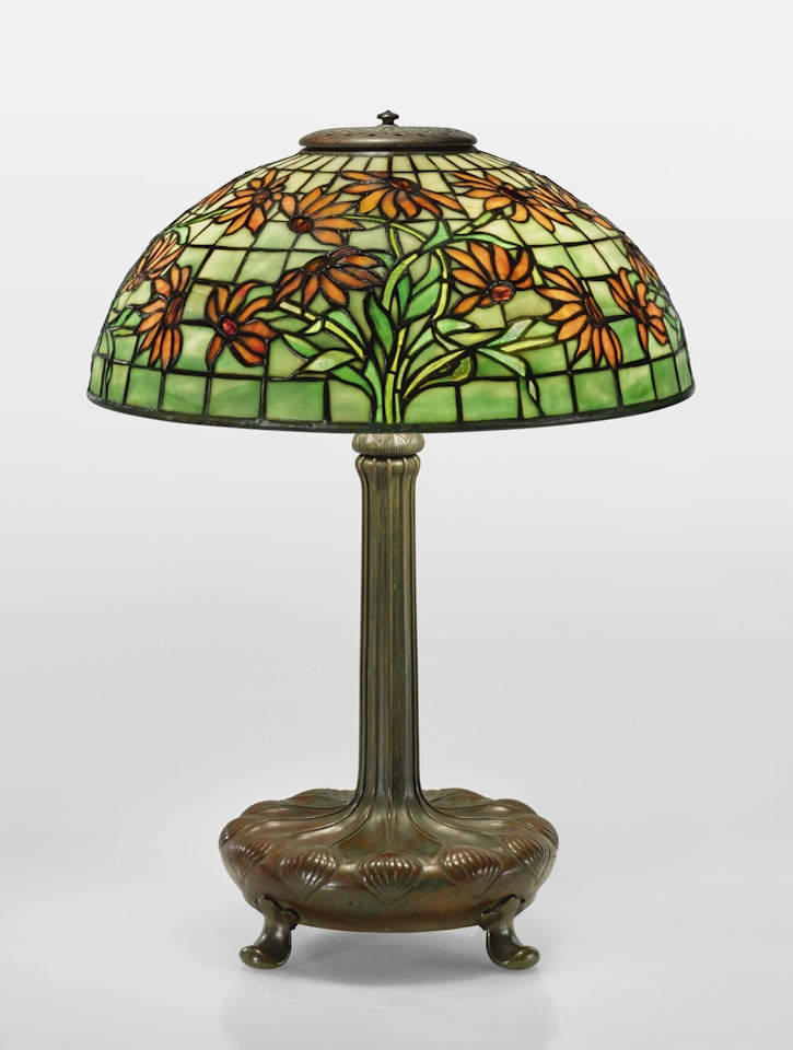 "BLACK-EYED SUSAN" TABLE LAMP by Tiffany Studios