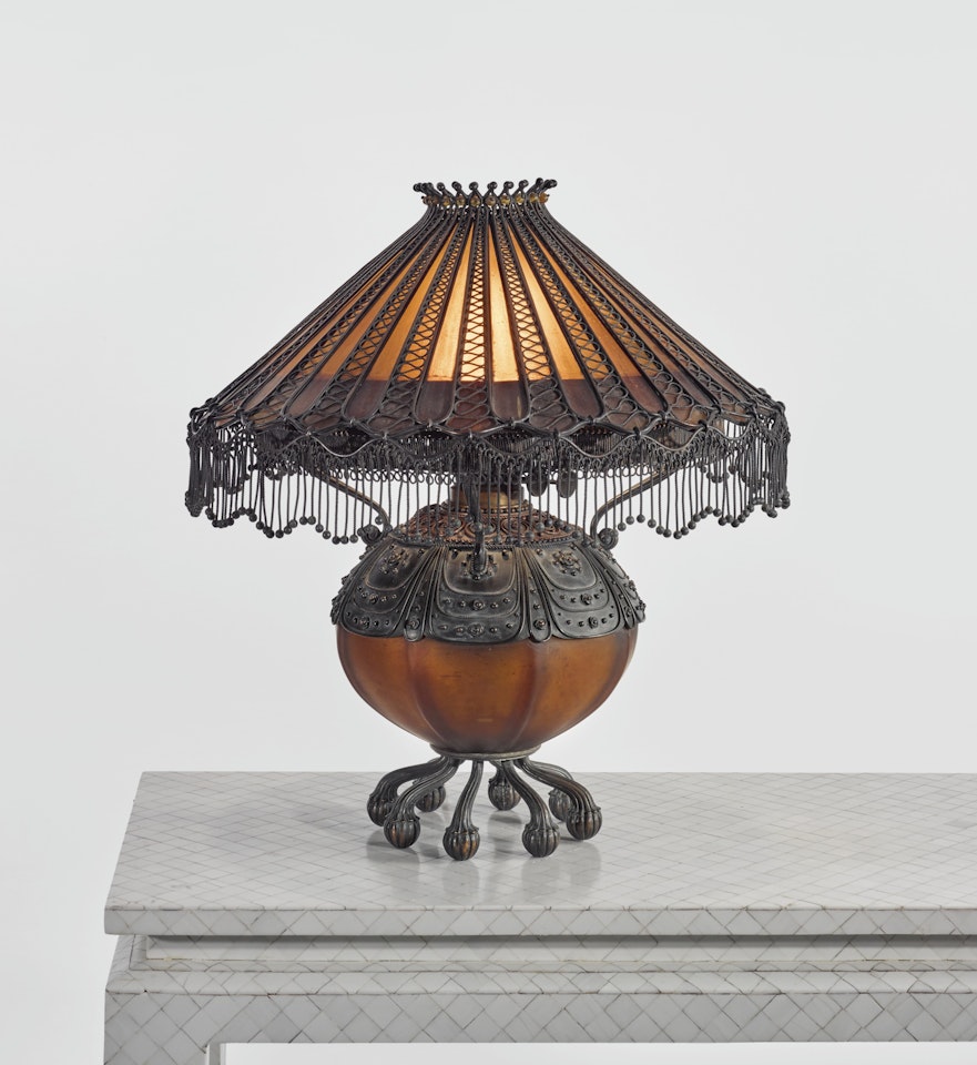"MOORISH" TABLE LAMP by Tiffany Studios