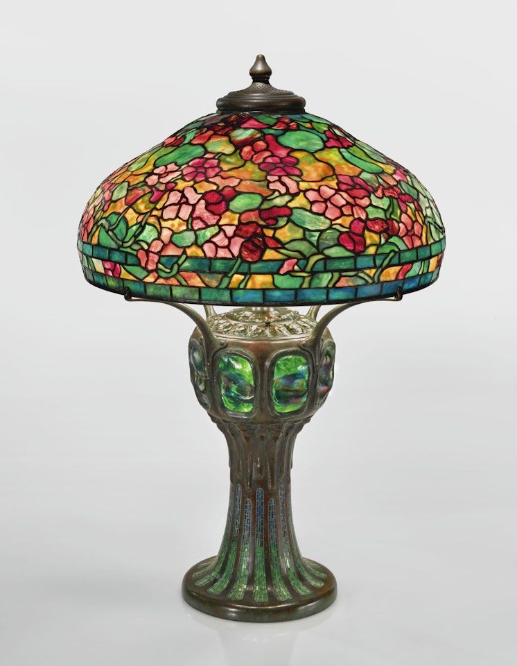 "NASTURTIUM" TABLE LAMP by Tiffany Studios