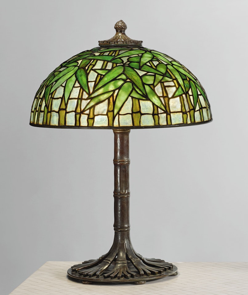 "BAMBOO" TABLE LAMP by Tiffany Studios
