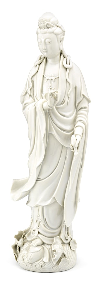 A DEHUA FIGURE OF GUANYIN by Anonymous