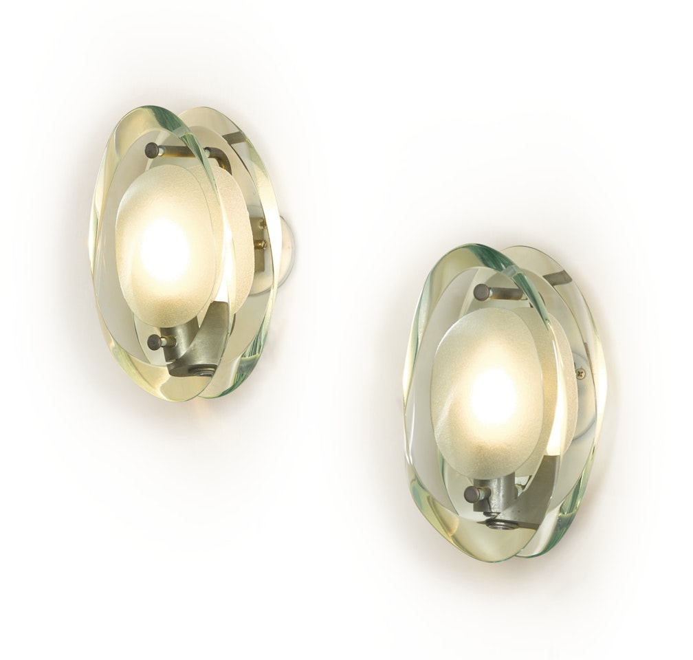 A PAIR OF WALL LIGHTS, MODEL NO. 2093 by Max Ingrand