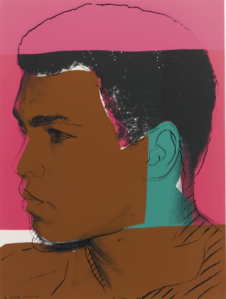 MUHAMMAD ALI (F. & S. II. 179-182) by Andy Warhol