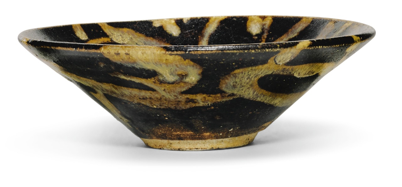 A 'JIZHOU' SPLASHED DISH  by Anonymous