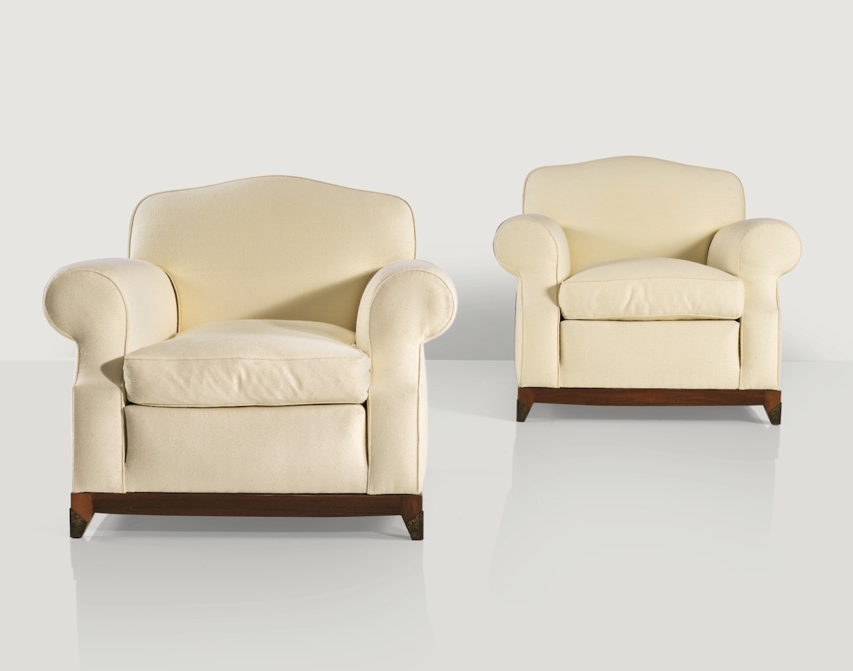 PAIR OF ARMCHAIRS by Eugene Printz
