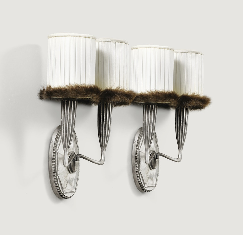 PAIR OF SCONCES by Emile-Jacques Ruhlmann