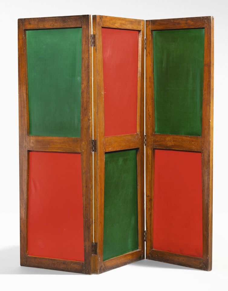 PJ-DIVERS-01-A THREE-PANEL SCREEN by Pierre Jeanneret