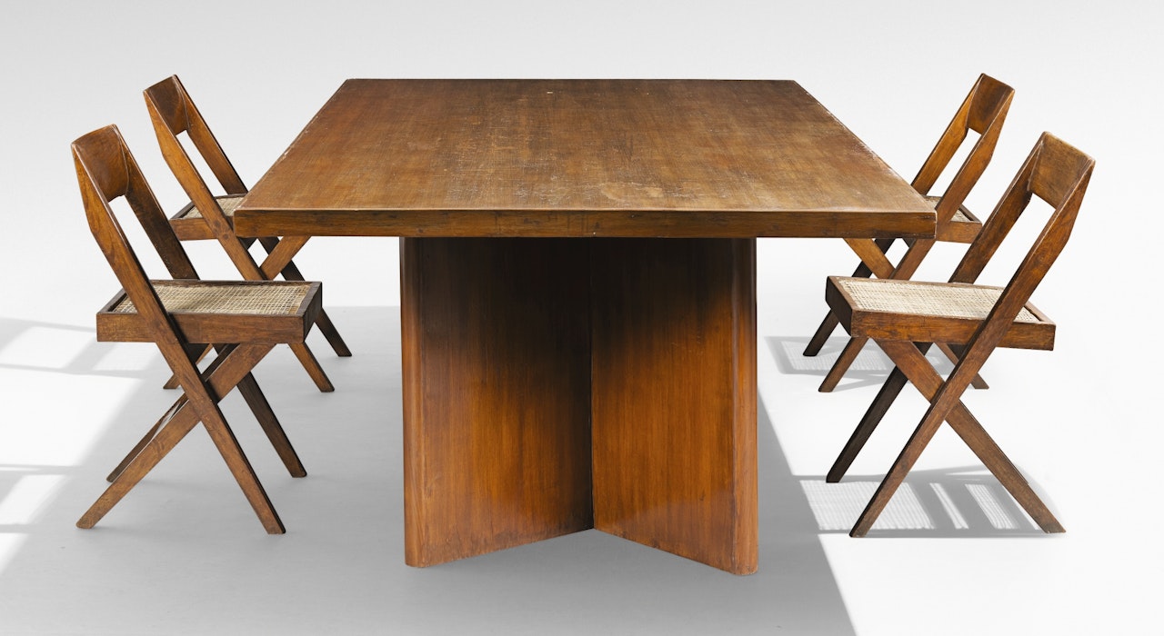 PJ-TAT-09-A LIBRARY TABLE by Pierre Jeanneret