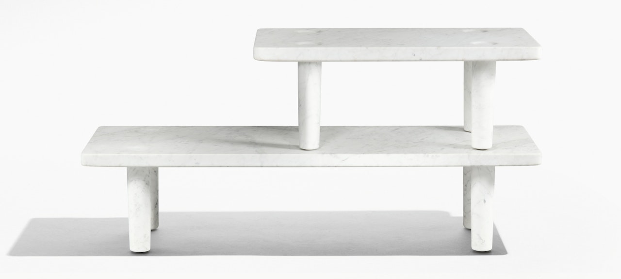 VARIATION N. 4 CARRARA TABLES by Jasper Morrison