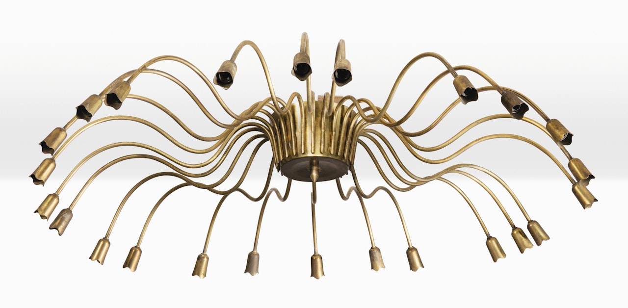 SPIDER CEILING LIGHT, MODEL NO. 2023 by Gino Sarfatti