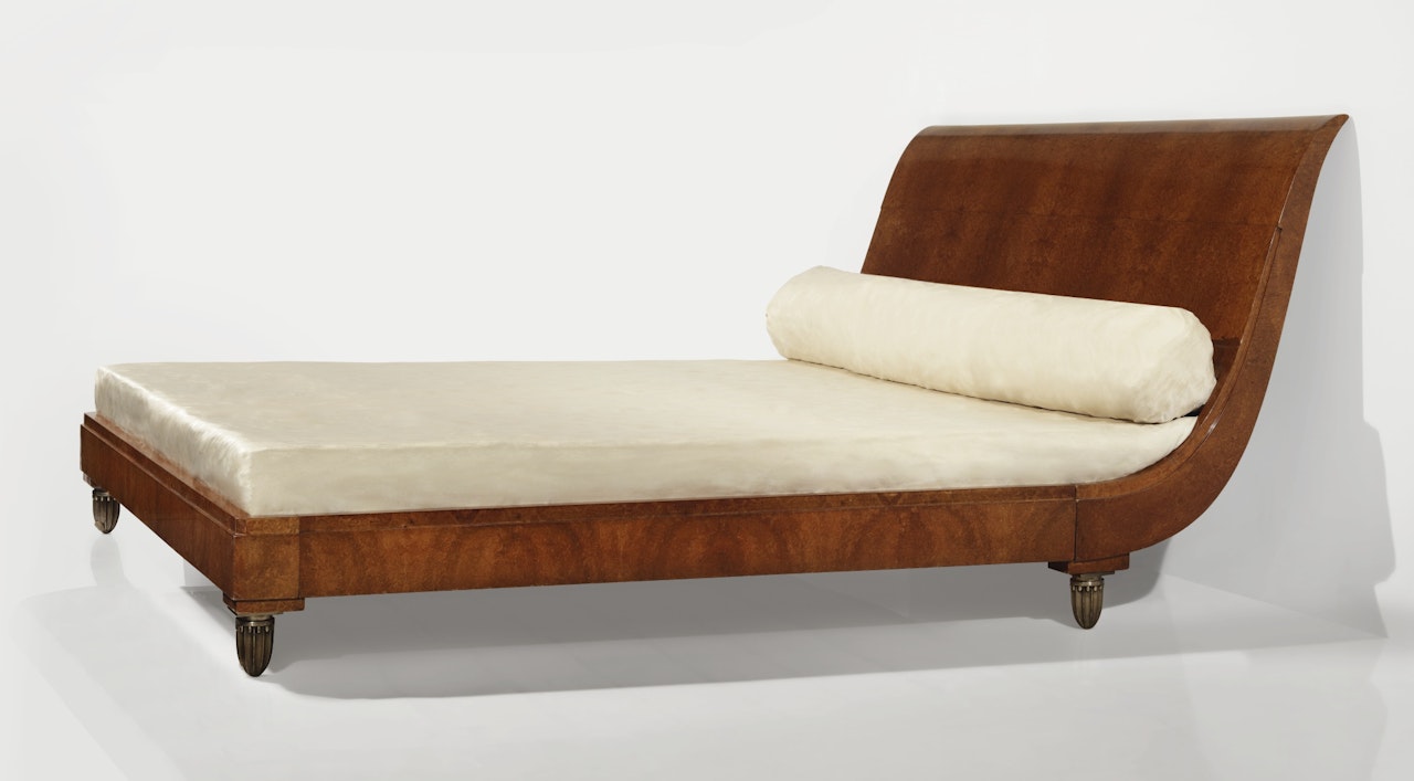 BED, MODEL NO. 535AR AND 501NR by Emile-Jacques Ruhlmann