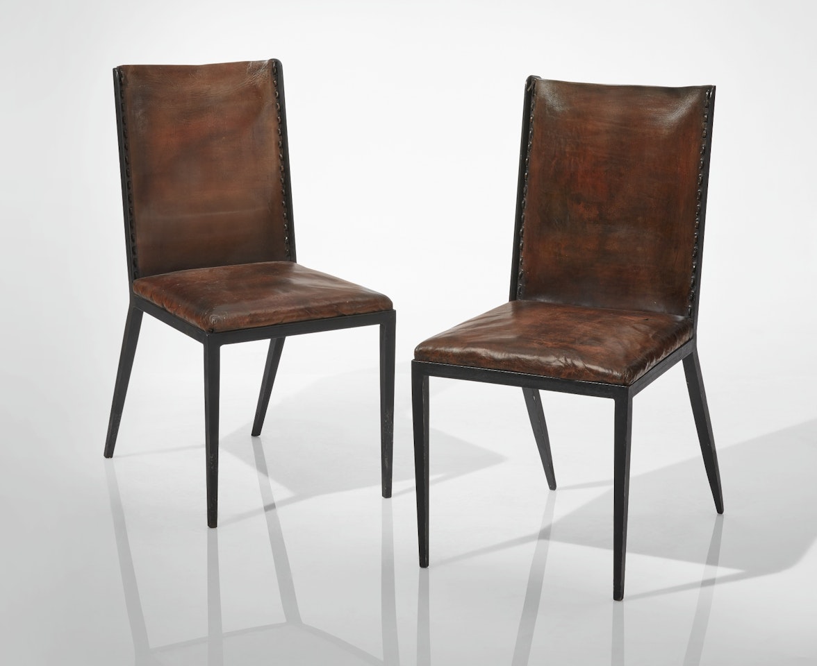 PAIR OF SIDE CHAIRS by Jean-Michel Frank