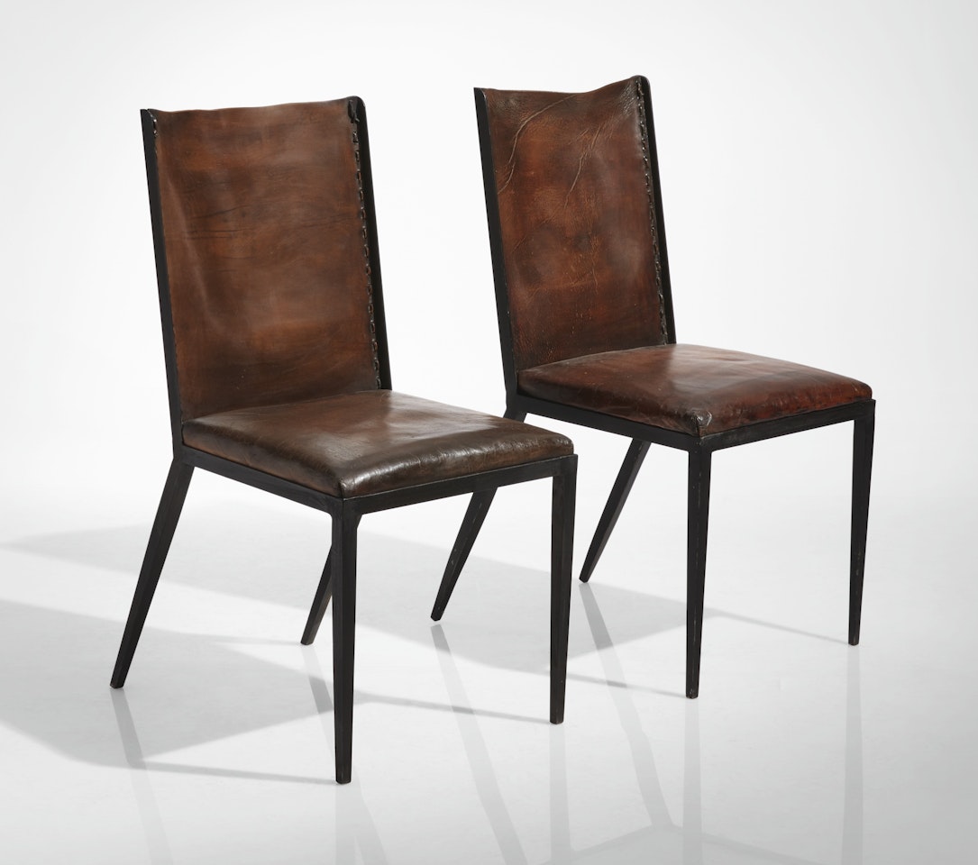 PAIR OF SIDECHAIRS by Jean-Michel Frank