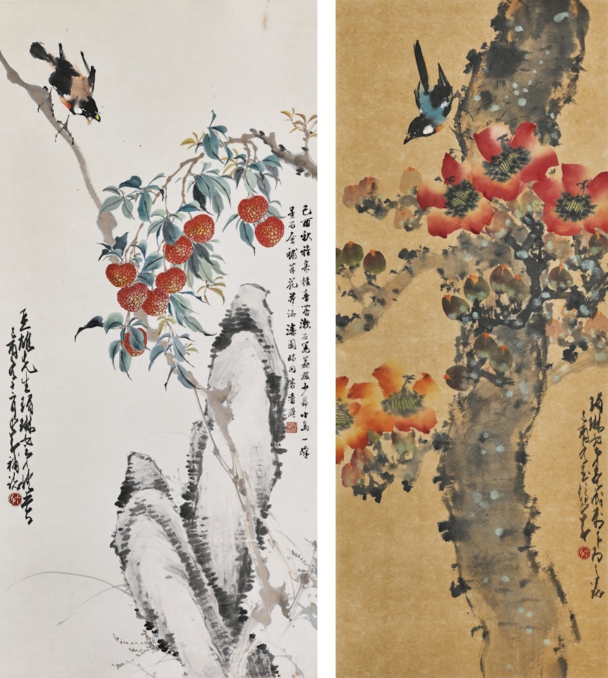 TWO PAINTINGS by Zhao Shao'ang