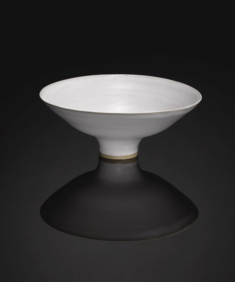 FOOTED BOWL WITH FLARING RIM by Lucie Rie