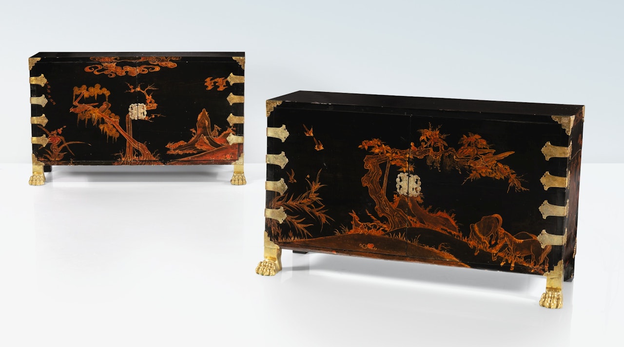 PAIR OF CABINETS by French School