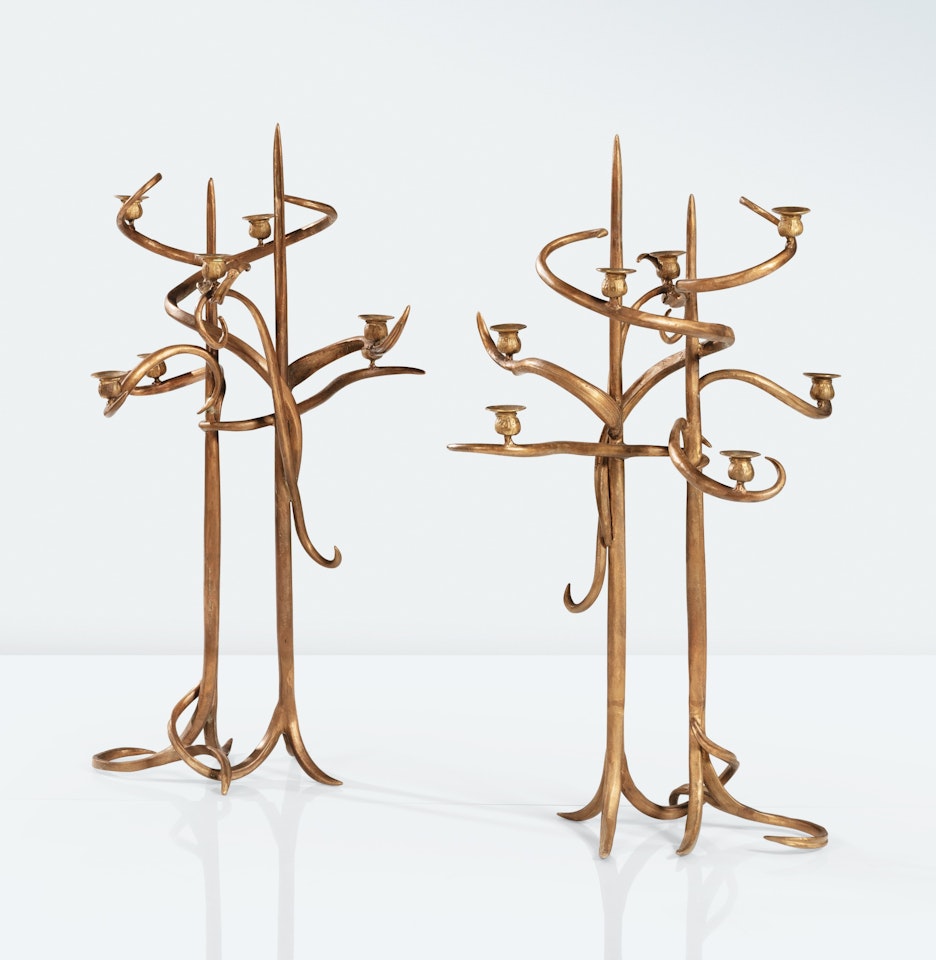 PAIR OF CANDELABRA by Claude Lalanne