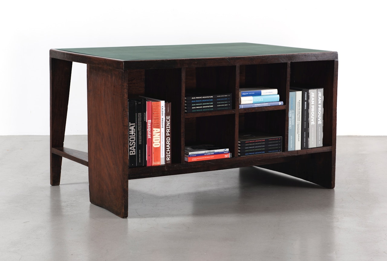 PIGEONHOLE DESK by Pierre Jeanneret