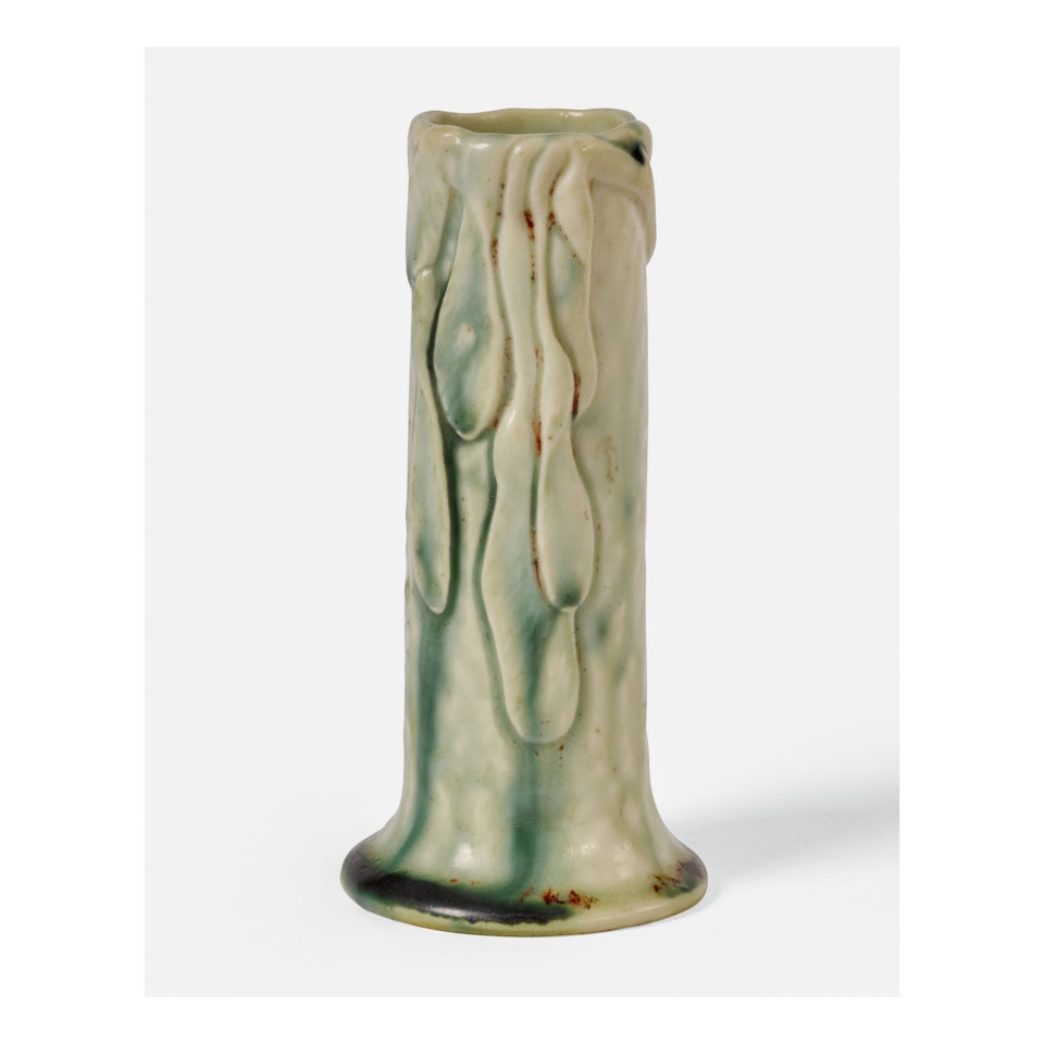 “WISTERIA SEED POD” POTTERY VASE by Tiffany Studios