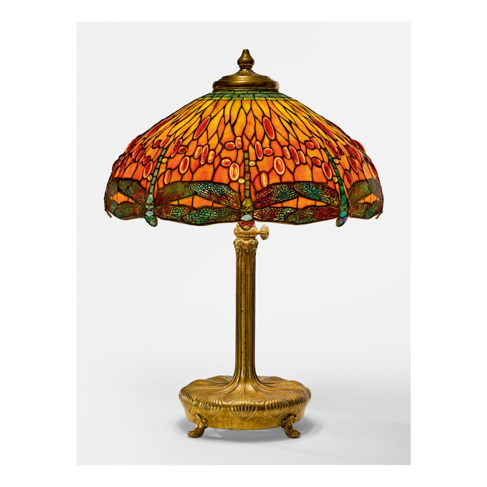 "DRAGONFLY" TABLE LAMP by Tiffany Studios