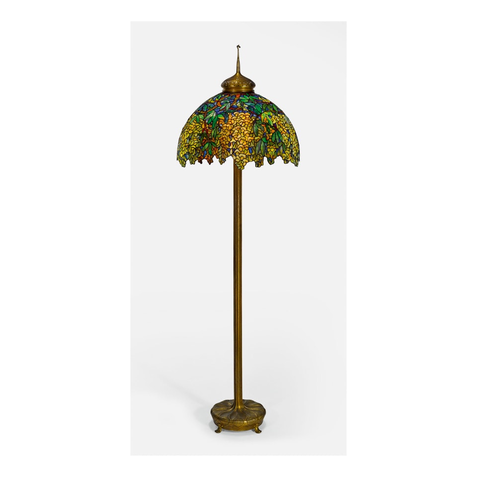 "LABURNUM" FLOOR LAMP by Tiffany Studios