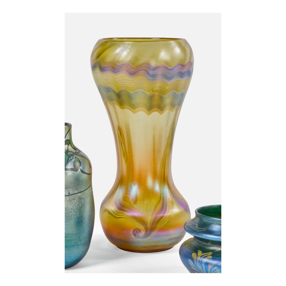 DECORATED VASE by Tiffany Studios