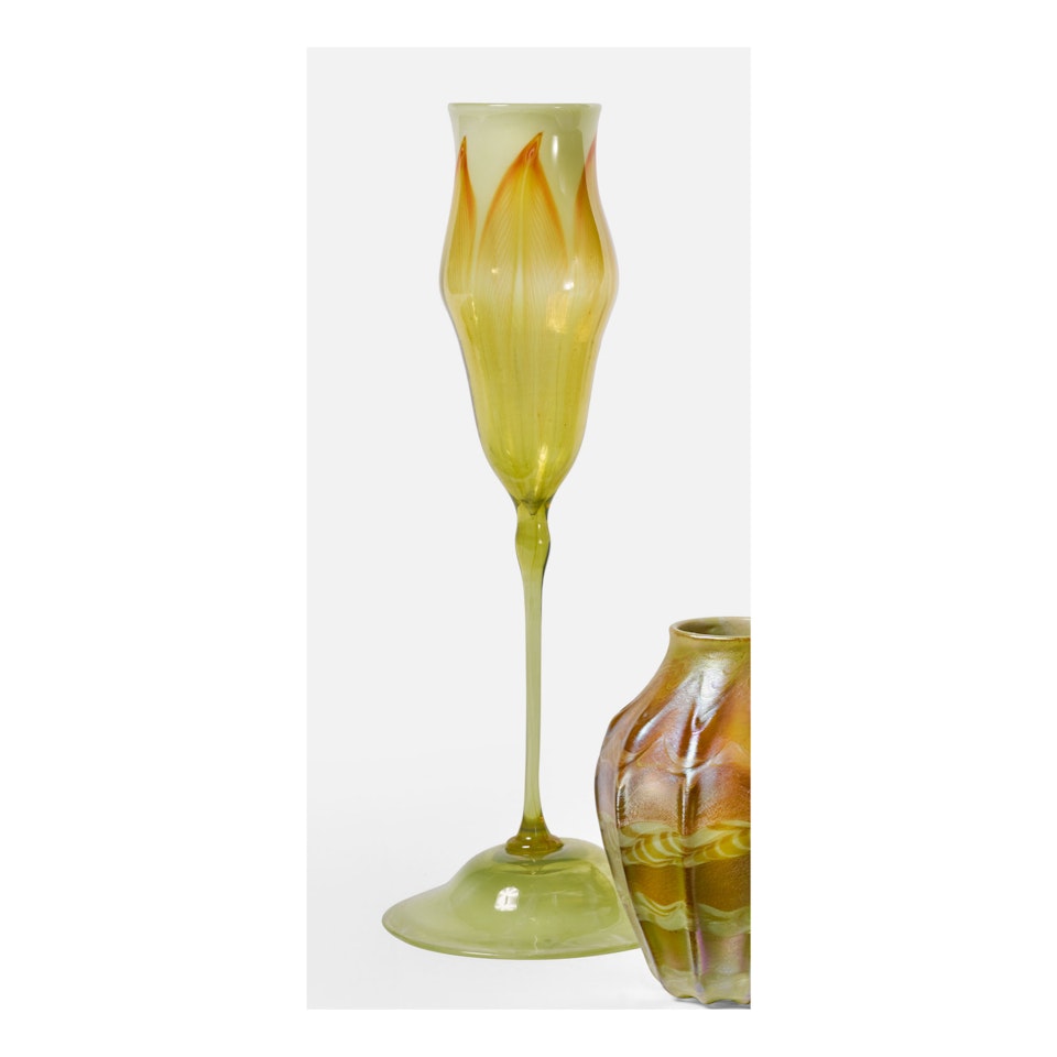 FLOWER FORM VASE by Tiffany Studios