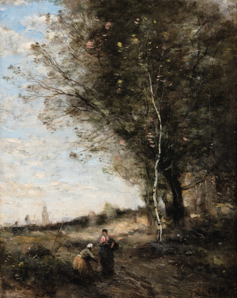 THE WOOD COLLECTORS by Jean Baptiste Camille Corot