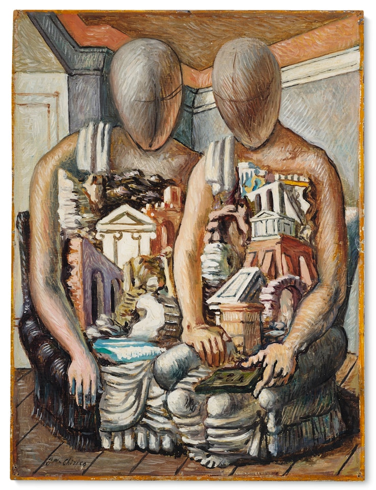 GLI ARCHEOLOGI by Giorgio de Chirico