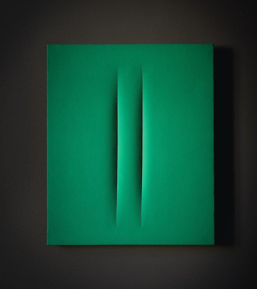 CONCETTO SPAZIALE, [ATTESE] by Lucio Fontana