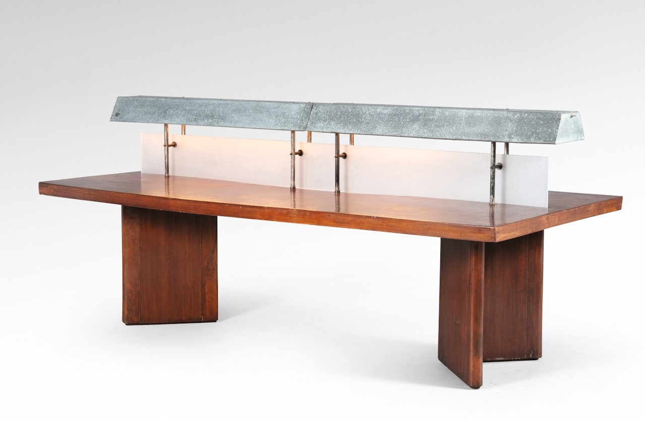 PJ-TAT-10-B ILLUMINATED READING TABLE by Pierre Jeanneret