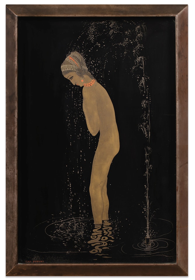 BAIGNEUSE by Jean Dunand