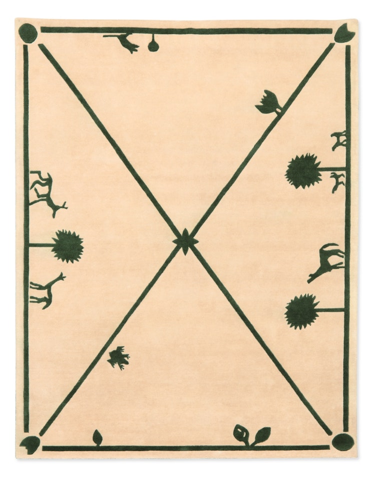 LA PROMENADE DES AMIS RUG by Diego Giacometti