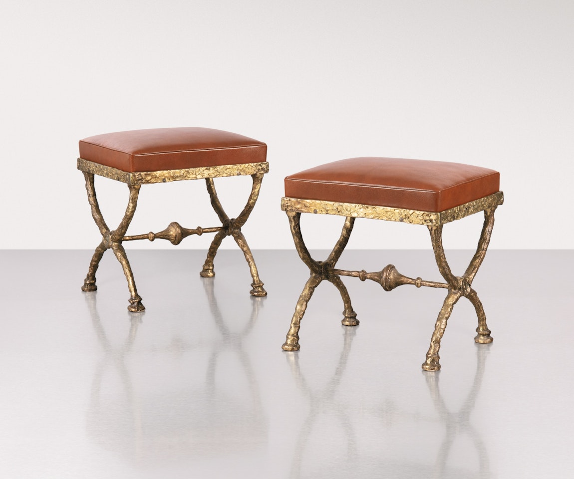 PAIR OF STOOLS by Diego Giacometti