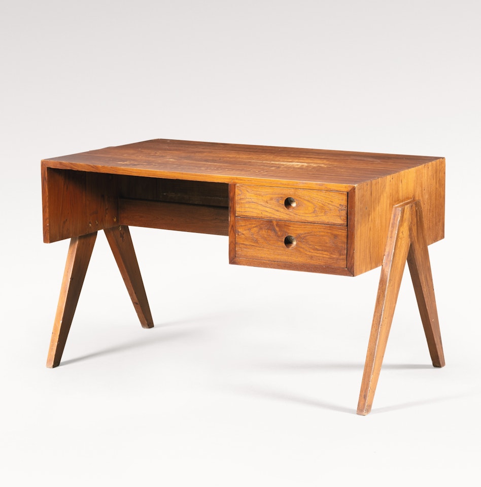 PJ-BU-11-A DESK by Pierre Jeanneret