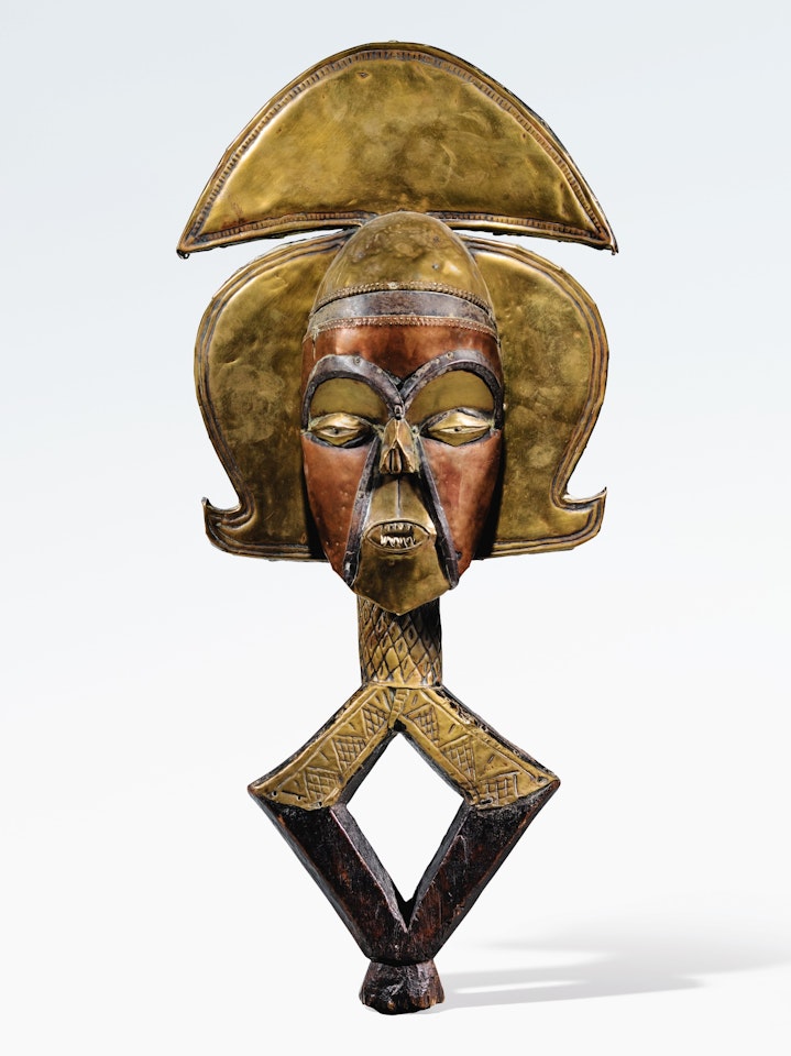 KOTA-NDASSA JANUS RELIQUARY FIGURE, GABON by Anonymous