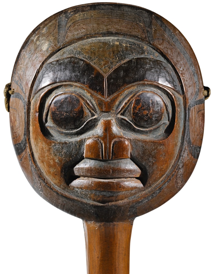 TLINGIT RATTLE, BRITISH COLUMBIA by Anonymous