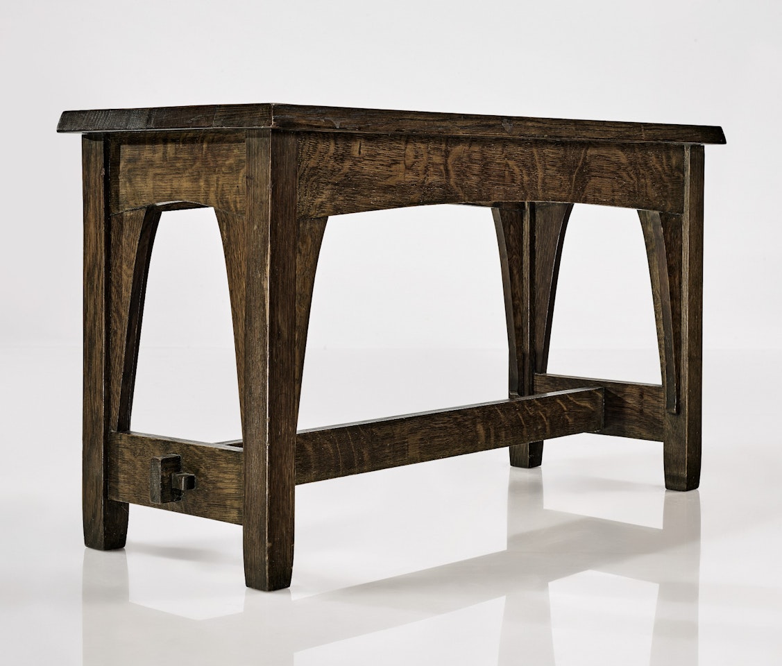 A RARE PIANO BENCH, MODEL NO. 176  by Gustav Stickley