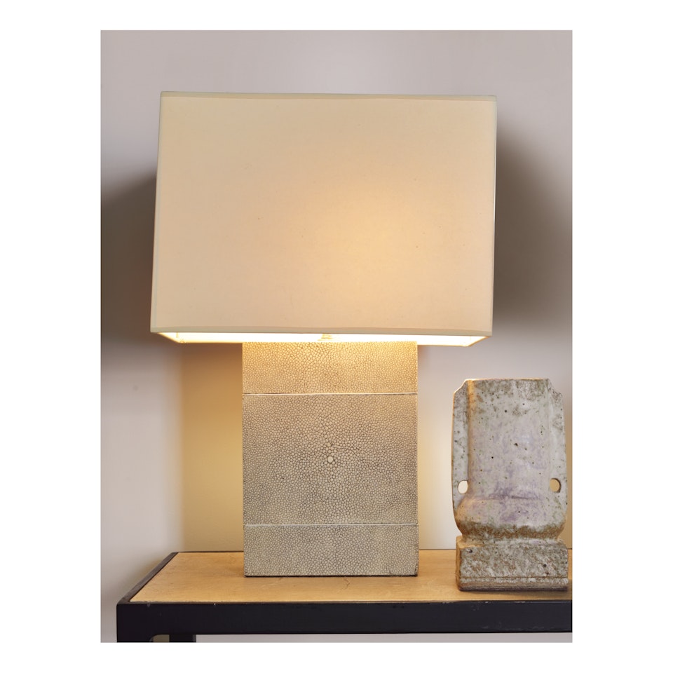 "BLOC" TABLE LAMP by Jean-Michel Frank