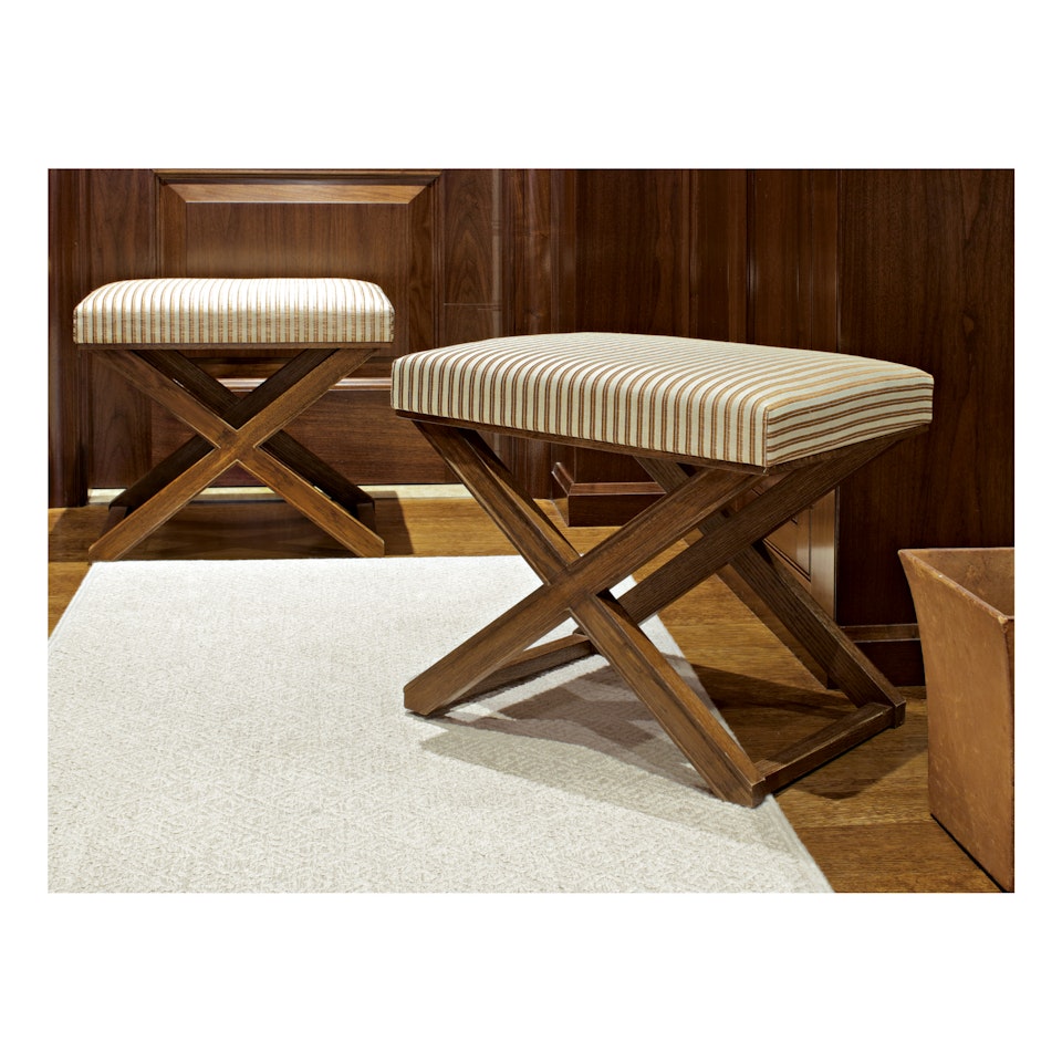 PAIR OF STOOLS  by Jean-Michel Frank