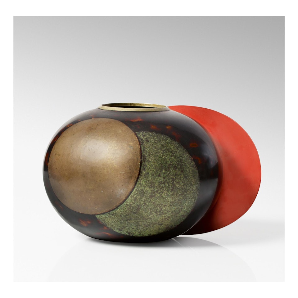 "AILETTE" VASE by Jean Dunand
