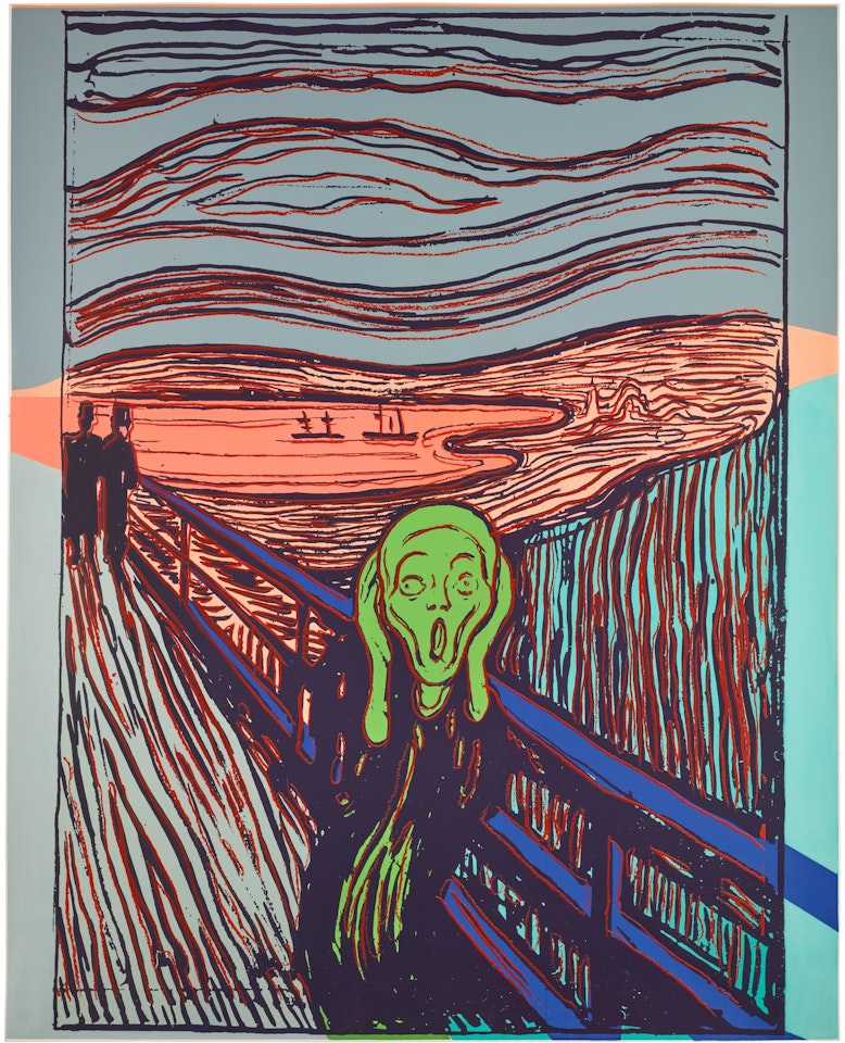 THE SCREAM (AFTER MUNCH) (SEE F. & S. IIIA.58) by Andy Warhol