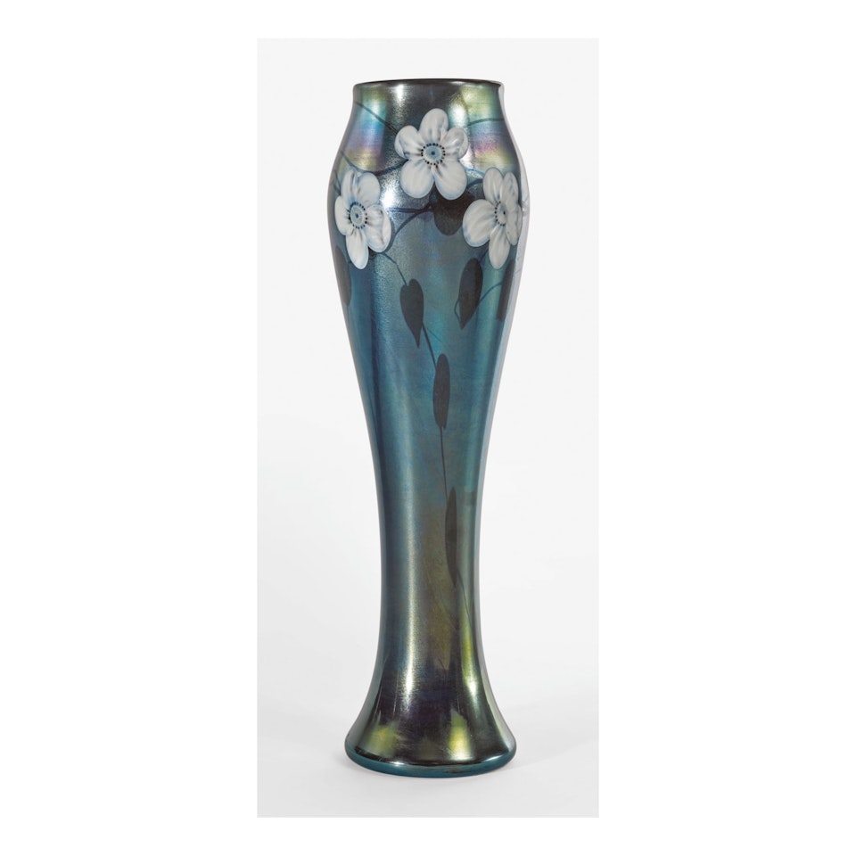 CARVED CAMEO VASE by Tiffany Studios
