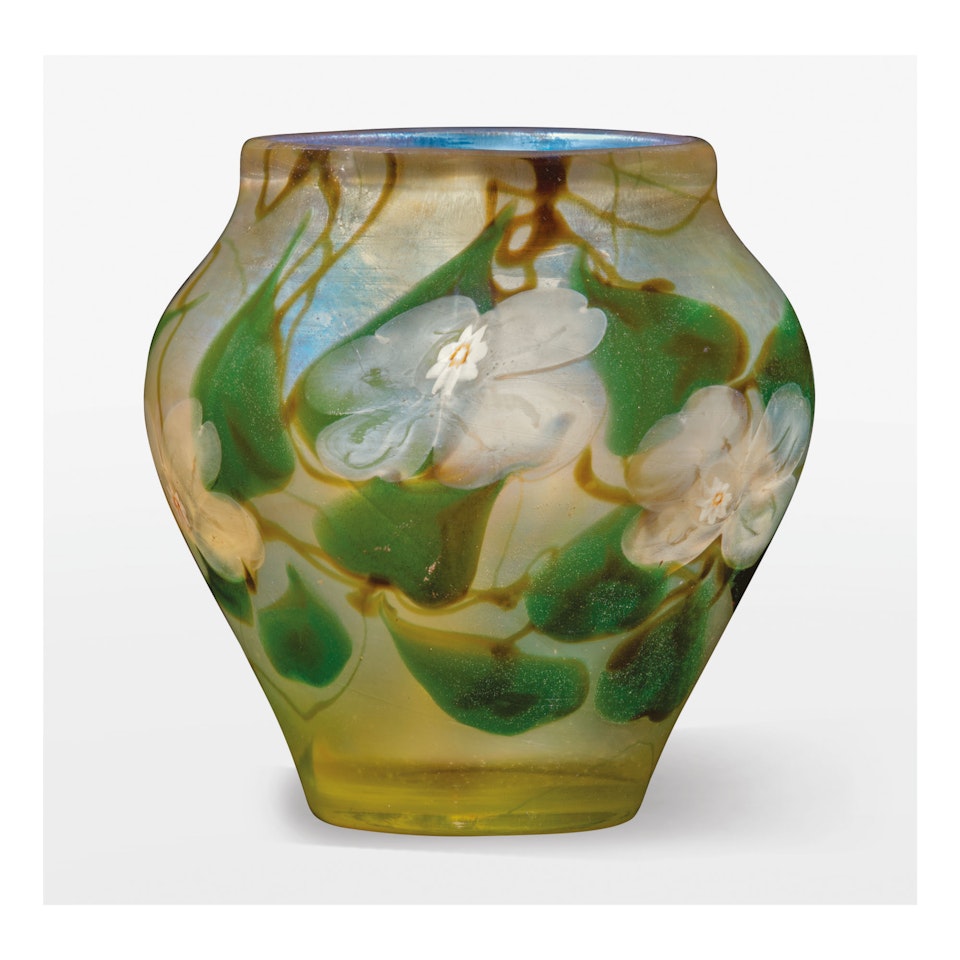 “MILLEFIORE” PAPERWEIGHT VASE by Tiffany Studios